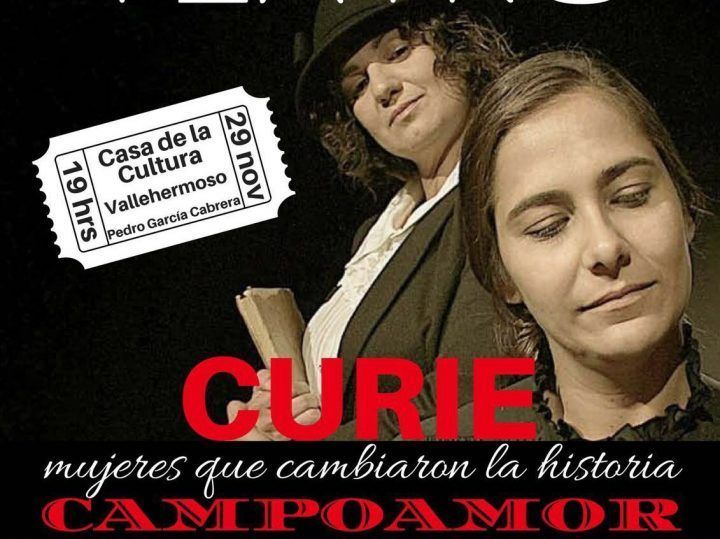 Vallehermoso acoge la obra “Curie-Campoamor. Mujeres que cambiaron la historia” este miércoles