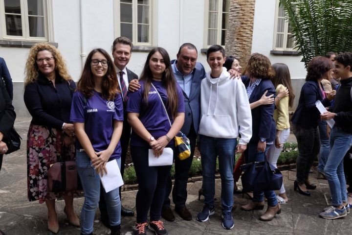 El Ayuntamiento de Alajeró felicita al CEO Santiago Apóstol por representar a La Gomera en el II Debate Escolar