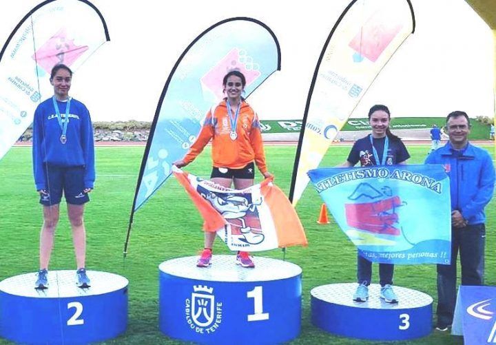 Lucia Curbelo Barroso, 2 oros en los campeonatos cadetes y juveniles de Canarias por clubes