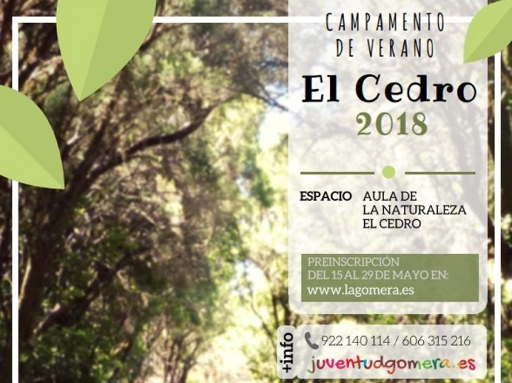 El Campamento de Verano de El Cedro abre el plazo de preinscripción