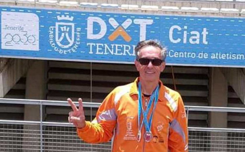 El veterano Ignacio Darias, oro en decatlón, y plata en 300 MV. En master combinadas, y pista al aire libre