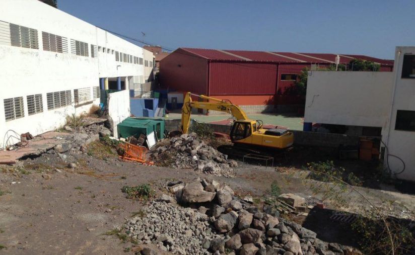 SSP insta al alcalde de Valle Gran Rey a exigir a de Educación el reinicio de las obras en el CEO Nereida Díaz Abreu