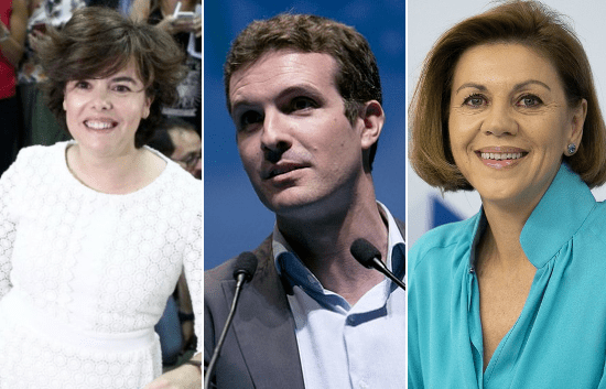 Soraya, Casado y Cospedal