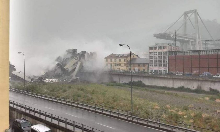 Se derrumba un viaducto de una autopista en Italia