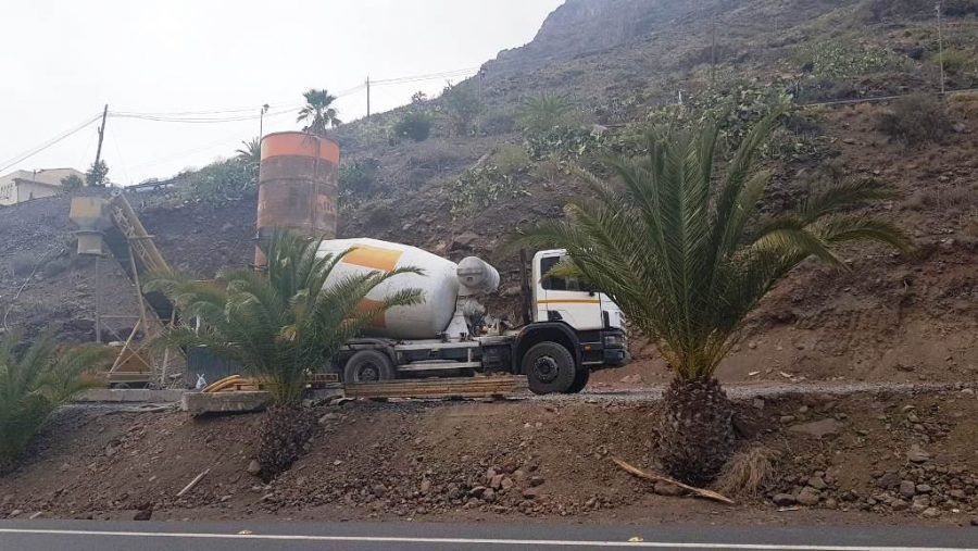 El PSOE preocupado por la instalación de una planta hormigonera a pocos metros del Centro de Salud de Valle Gran Rey