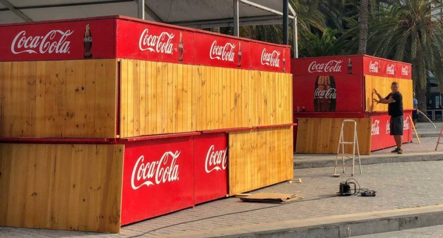 El Ayuntamiento recupera la imagen de los quioscos de madera de cara a las Fiestas Lustrales