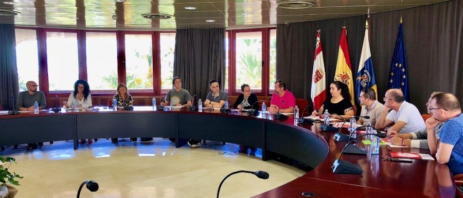 Cabildo, ayuntamientos y empresarios coordinan nuevas acciones de dinamización de cara a la campaña navideña