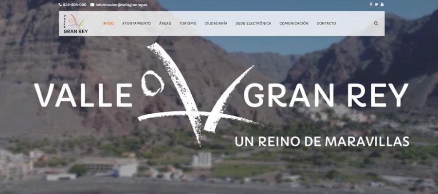Valle Gran Rey actualiza y rediseña su página web