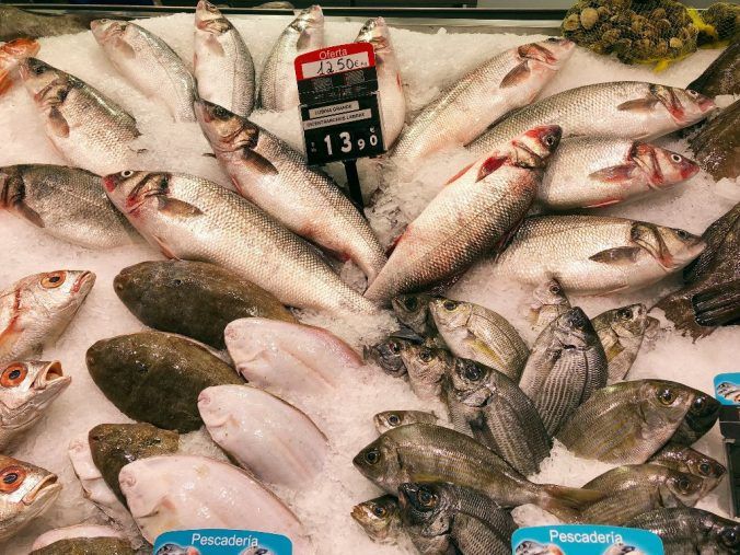 Intervienen 53 kilos de lubinas en el Mercado Central de Las Palmas presuntamente robadas de una instalación acuícola