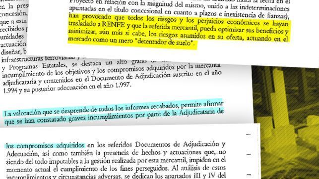 El Gobierno de Aznar ignoró un informe jurídico de Renfe que pedía cancelar la Operación Chamartín por «graves incumplimientos» de BBVA y San José