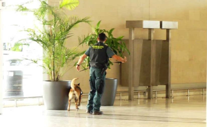 Simulacro de artefacto explosivo en el aeropuerto de Fuerteventura