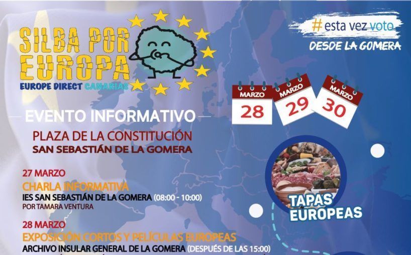 ‘Silba por Europa’ acerca las elecciones europeas a los jóvenes gomeros