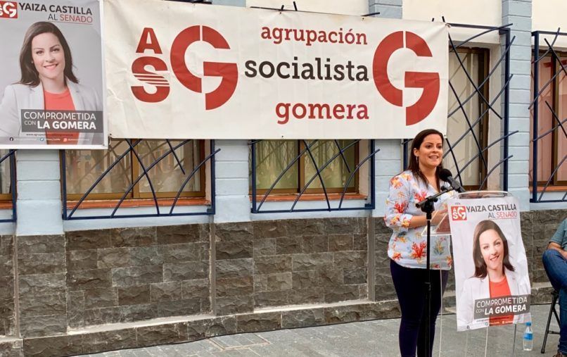 Yaiza Castilla: “Materializar la rehabilitación de la Playa de Alojera es una prioridad de ASG”