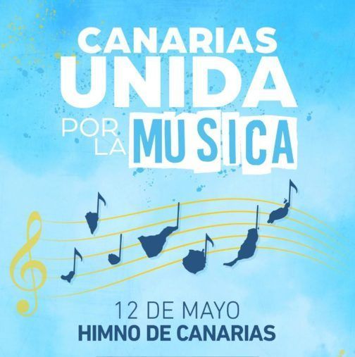 Más de 200 músicos de bandas municipales unen las Islas con la interpretación simultánea del Himno de Canarias