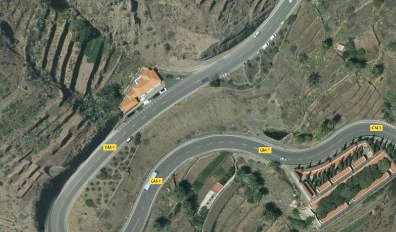 El Cabildo avanza en la mejora del acceso a Valle Gran Rey con la creación de zonas de aparcamientos