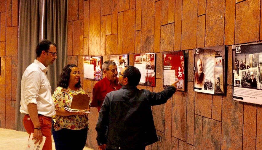 El Cabildo de La Gomera celebra el 130 aniversario de UGT con una exposición itinerante