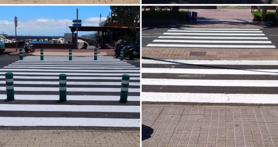 San Sebastián de La Gomera refuerza la señalización horizontal del municipio