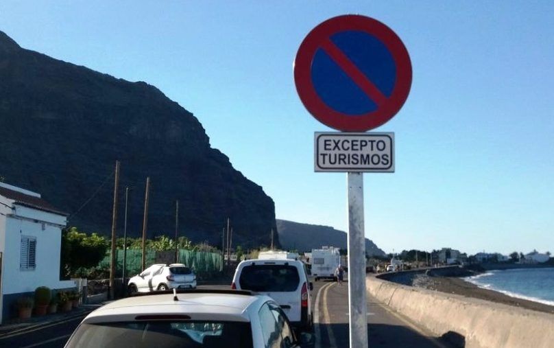 Valle Gran Rey realiza cambios en la gestión de estacionamientos