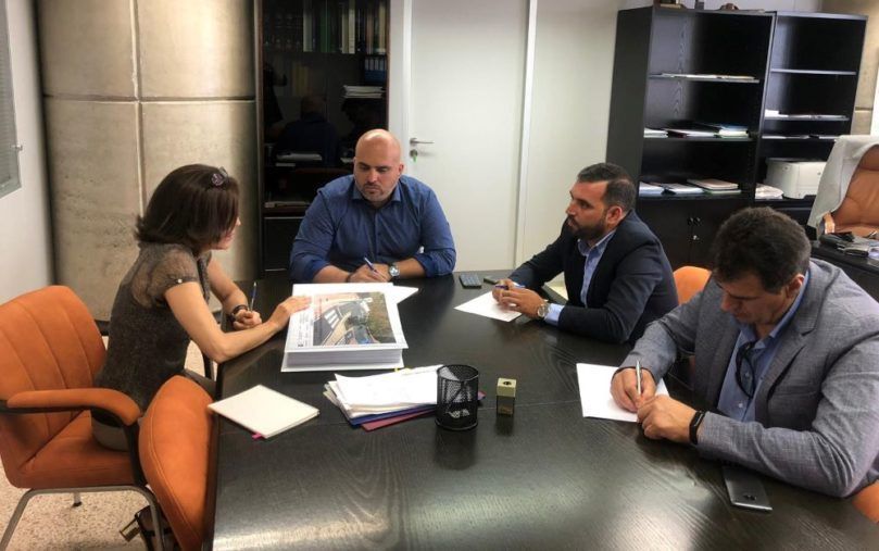 Yordan Piñero aborda junto al Gobierno de Canarias las mejoras a realizar en la travesía de Hermigua