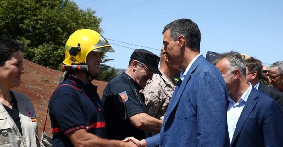 Pedro Sánchez: “El Estado prestará todo el apoyo necesario a la isla de Gran Canaria para que recupere cuanto antes su día a día”