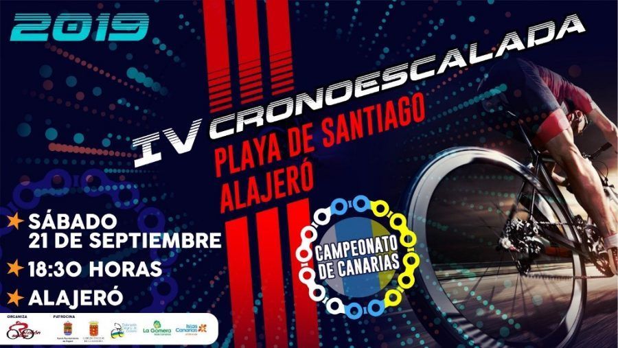 La IV Cronoescalada Ciclista de Playa de Santiago – Alajeró tendrá lugar el próximo día 21 de septiembre