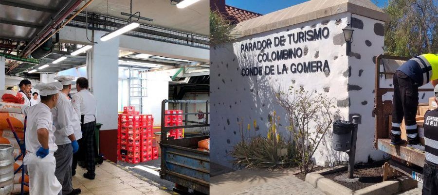 Continúan las donaciones de empresas en San Sebastián de La Gomera