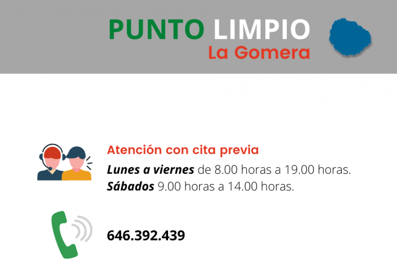 El Cabildo de La Gomera reapertura el Punto Limpio con servicio de atención a través de cita previa