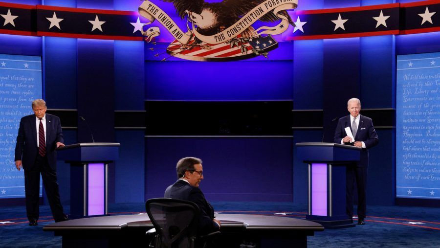 «Payaso»; «No hay nada inteligente en ti»: Los ataques personales dominan el primer cara a cara de Trump y Biden