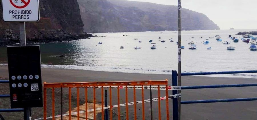 Valle Gran Rey trabaja para poder abrir la playa de Vueltas con todas las medidas de seguridad