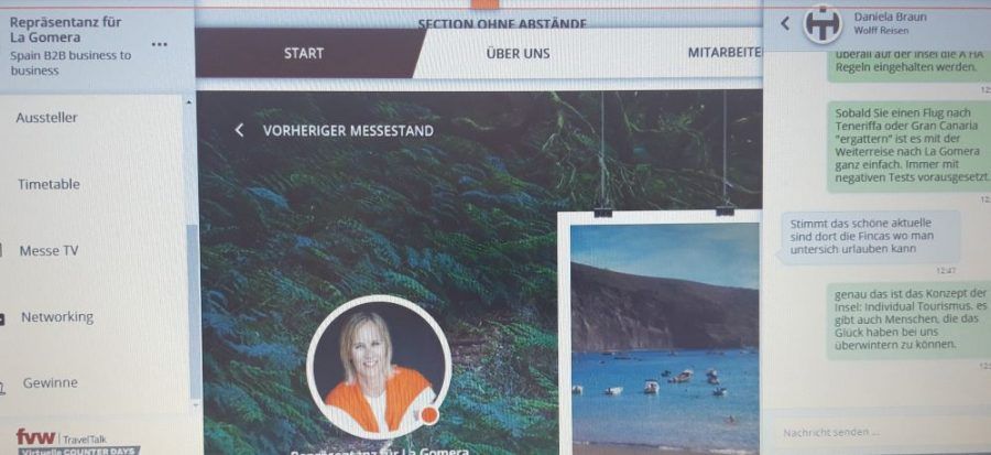 Turismo de La Gomera participa en la primera feria turística virtual de la temporada