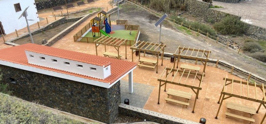 Abre sus puertas el área recreativa de la playa de Vallehermoso con una inversión de 220.000 euros del Gobierno de Canarias