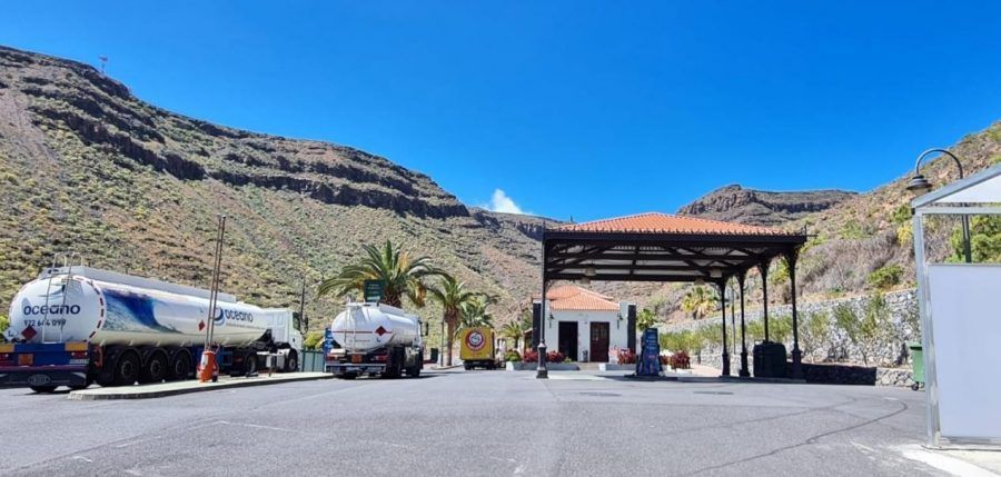 Los taxistas de Alajeró agradecen la llegada de la Compañía “Océano Combustibles” a La Gomera