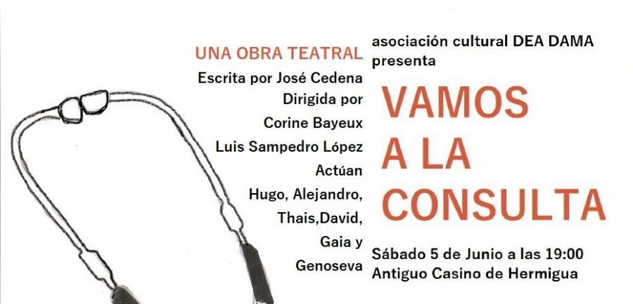 El grupo teatral Dea Dama representa la obra teatral titulada “Vamos a la consulta” este sábado en Hermigua