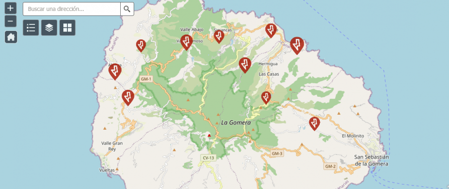 Corte masivo de electricidad en el norte de La Gomera