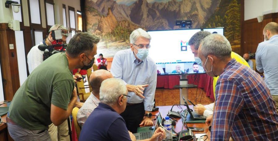 La seguridad, prioridad del Comité de Dirección del PEVOLCA presidido hoy de nuevo por Sánchez y Torres