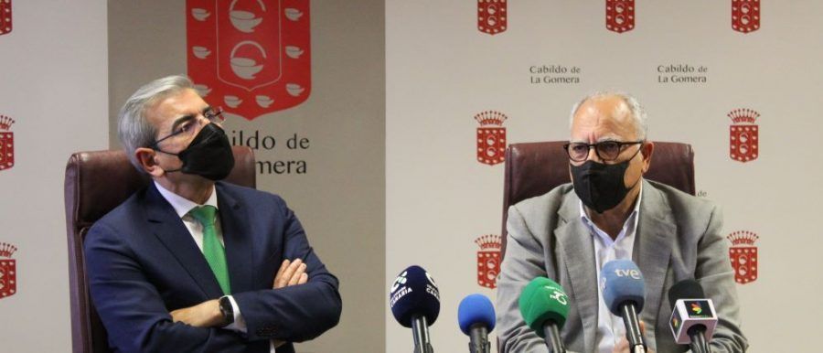Rodríguez y Curbelo destacan el fortalecimiento de la inversión pública para actuaciones en La Gomera