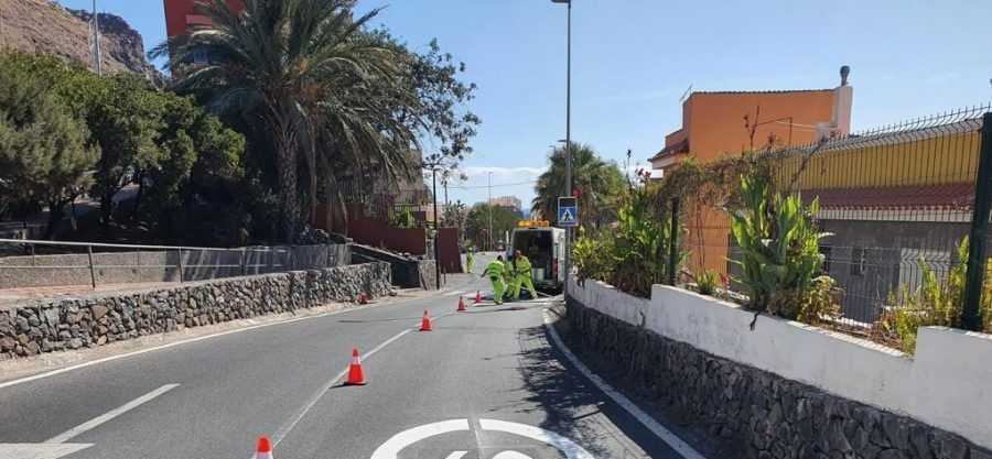 El Cabildo de La Gomera ejecuta una veintena de actuaciones de conservación en la red viaria insular