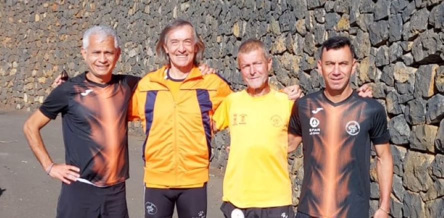 Los veteranos del Club Atletismo Almogrote presentes en el XX Campeonato De Canarias Campo a Través Máster.
