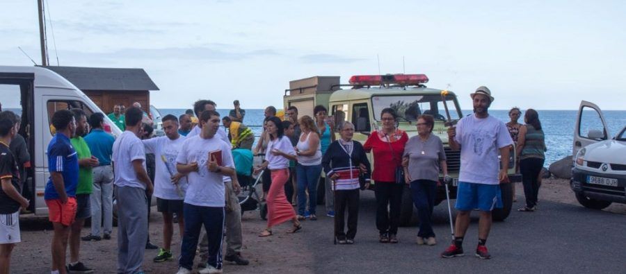 Arrancan las Fiestas Lustrales en los barrios de Vallehermoso con la Traída del Fuego que partirá de La Rajita