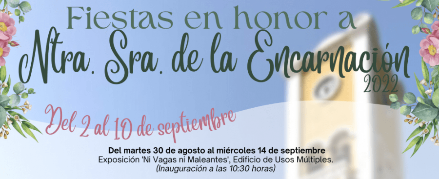 Las Fiestas de la Encarnación de Hermigua (Fiestas del 8) se celebraran del 2 al 10 de septiembre
