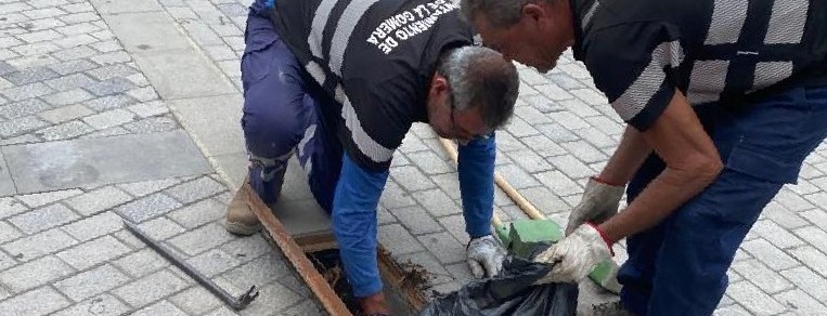 San Sebastián de La Gomera inicia trabajos preventivos frente a fuertes lluvias previstas