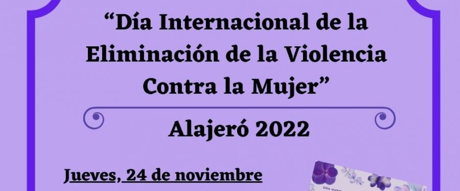 Alajeró celebra el Día Internacional de la Eliminación de la Violencia Contra la Mujer’ este jueves y viernes