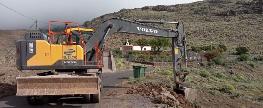 El Cabildo de La Gomera inicia los trabajos de mejora del acceso al barrio de Arguayoda en Alajeró