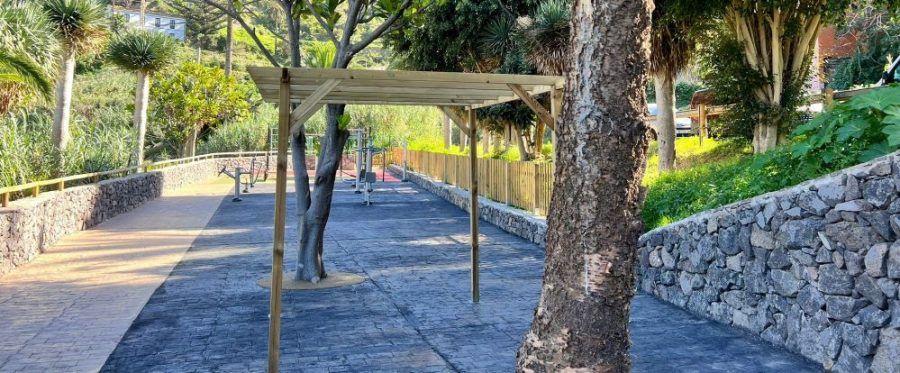Vallehermoso inaugura la nueva área lúdica y deportiva de La Encantadora con una superficie total de 754 m2