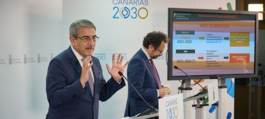 El Gobierno de Canarias ha ejecutado 634 millones de euros en fondos europeos extraordinarios en dos años