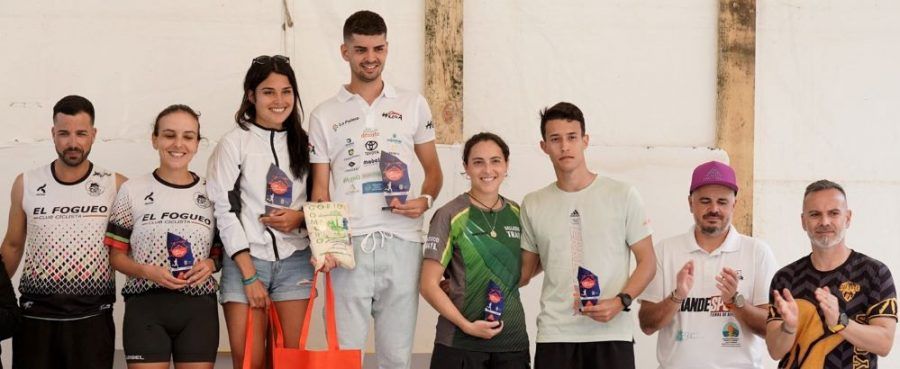 Marco Rodríguez y Yahaira Afonso imponen su ley en carrera de montaña de Hermigua, Carlos Hernández y Adelma Perdomo ganan la distancia corta