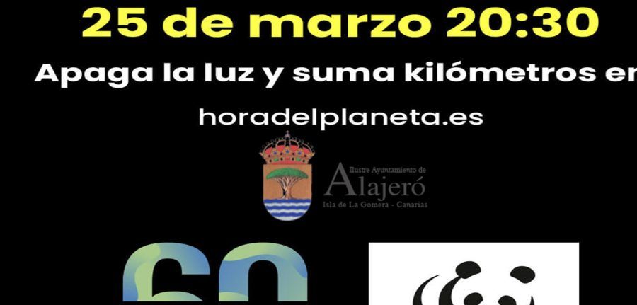 El Ayuntamiento de Alajeró cumple tras 16 años consecutivos con ‘La Hora del Planeta’