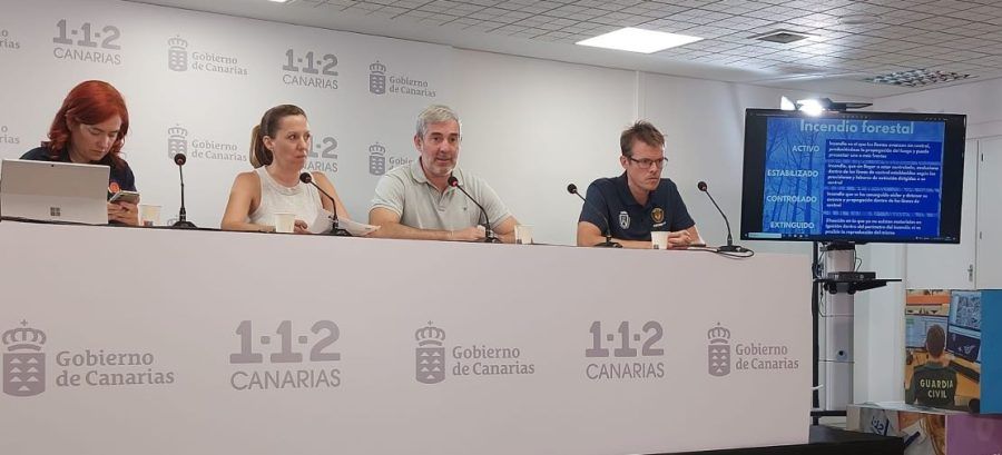 El incendio forestal de Tenerife se da por estabilizado