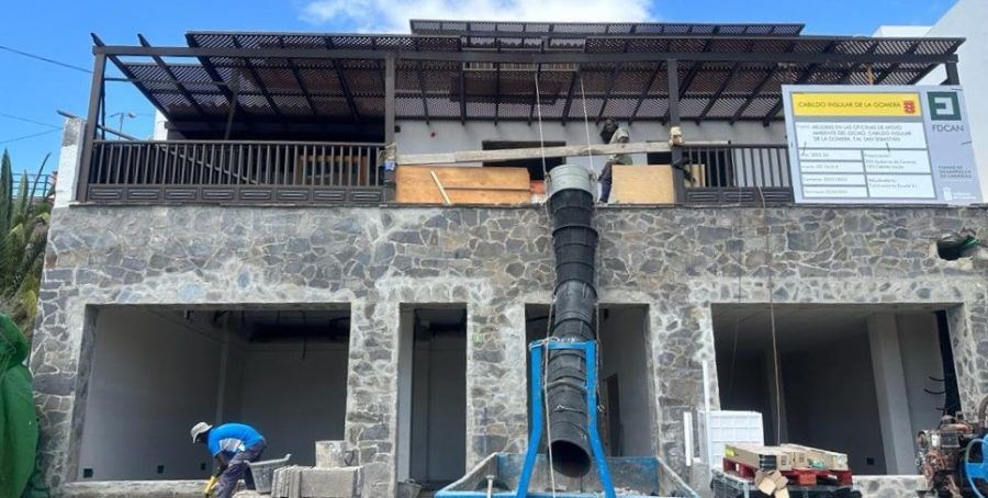 El Cabildo de La Gomera inicia los trabajos de rehabilitación de las oficinas de la Unidad de Medio Ambiente