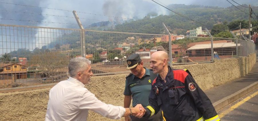 Marlaska en Tenerife: “todos los medios del Estado están a disposición de Canarias”